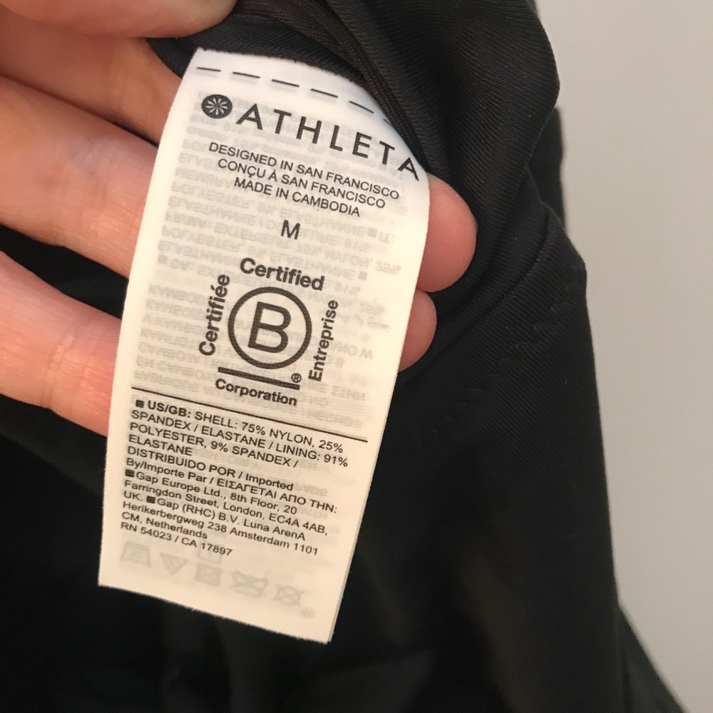 Athleta Black Plunge Tankini Top - Picture 5 of 6